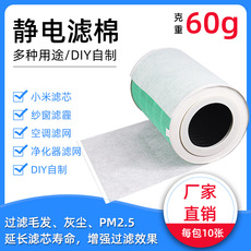 DIY小米空氣凈化器濾芯靜電棉防塵濾紙除pm2.5空調(diào)濾網(wǎng)初效過(guò)濾棉